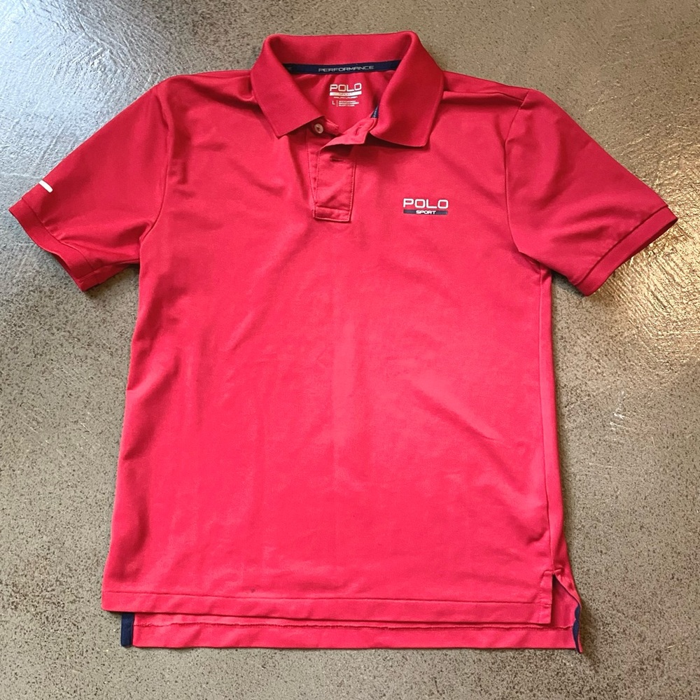 Polo Sort Collar Shirt. Boys Large.